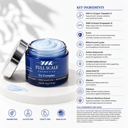 Cu Complex Copper Peptide Cream